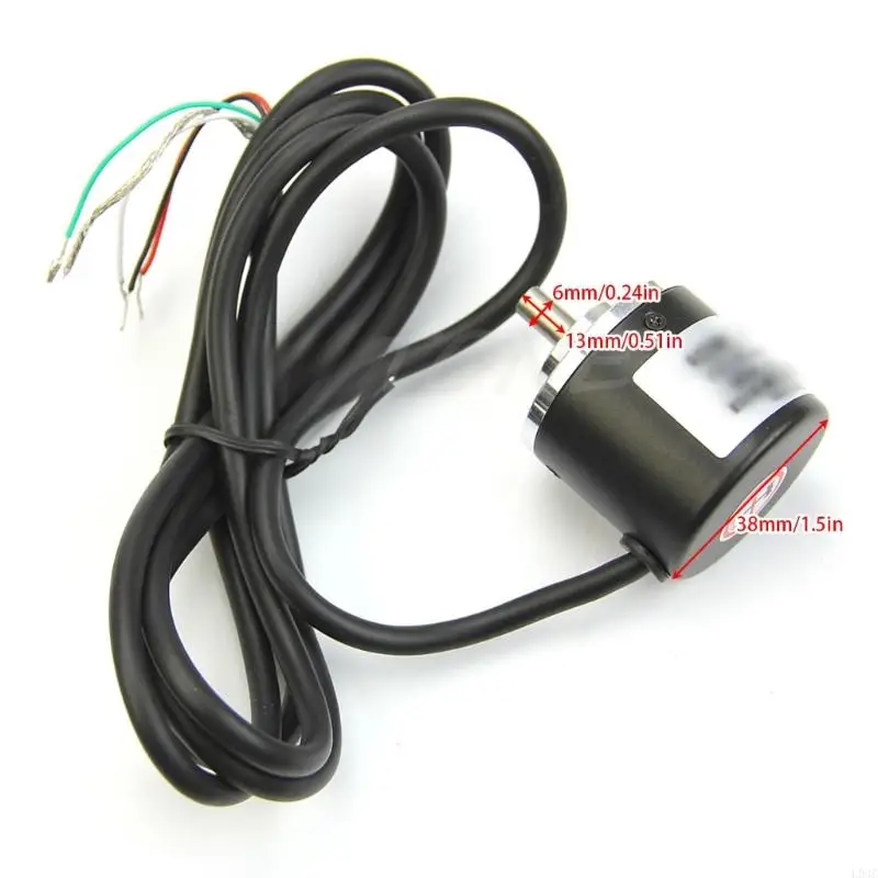 L93C 600 P / R 5V-24V INCORMENTE ROTÁRIO AB 2 FASE FASE 6MM ETAFT + ACOPLAMENTO