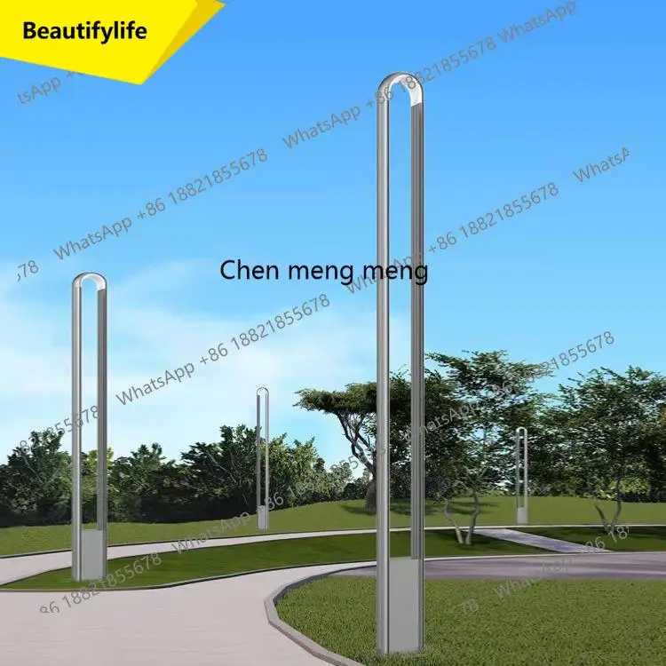 

X188 Modern Garden Lights Outdoor Square Garden LED Round Square Landscape Road Garden Lights