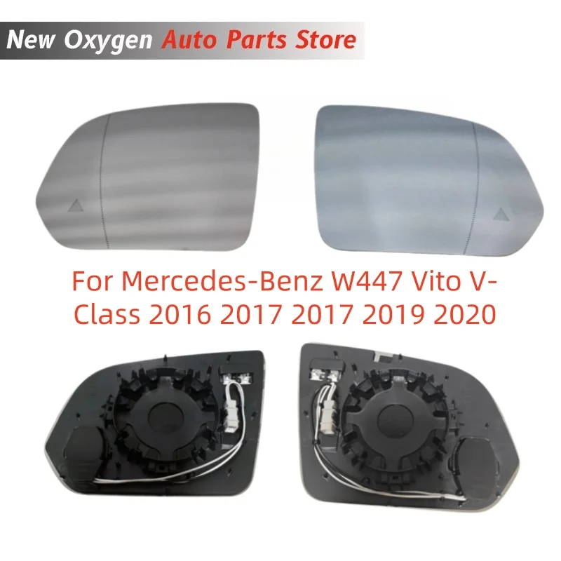 

Heated Rearview Mirror Glass with Blind Spot Assist For Mercedes-Benz W447 Vito V-Class 2016 2017 2017 2019 2020