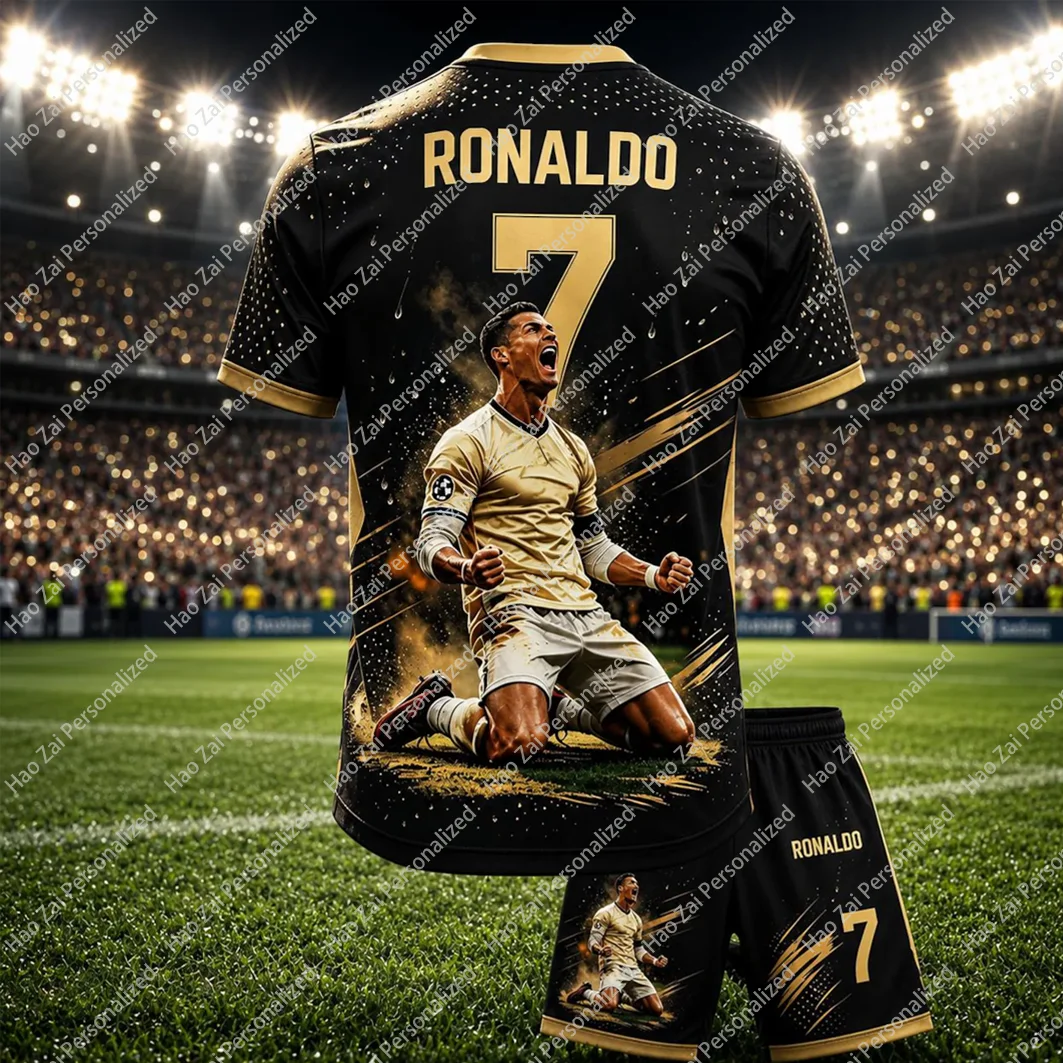 2026 Cristiano Ronaldo No. 7 Commemorative/Collector's Edition Jersey/T-Shirt — Men's Women's and Kids' Sports and Casual Tops