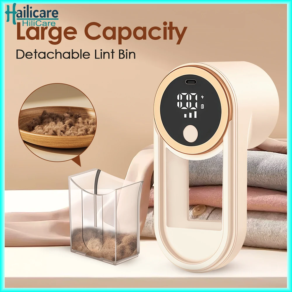 

Lint Remover for Clothing LED Digital Display 3 Speeds Fuzz Fabric Sweater Shaver Electric Pellet Fluff Remover Hair Ball Trimme