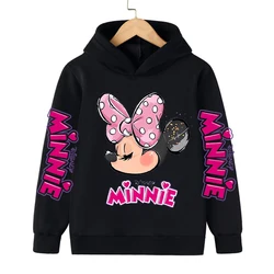 Cool Y2K 90s Cute Cartoon Manga Anime Mickey Minnie Mouse Hoodie Children Clothes Kid Girl Boy Sweatshirt Hoody Baby Top