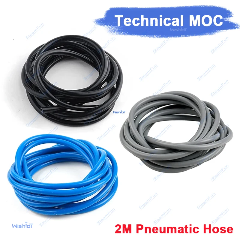 

MOC Bricks Technical Parts 2M Pneumatic Hose Power Bricks Compatible with legoeds DIY building blocks Car Toy
