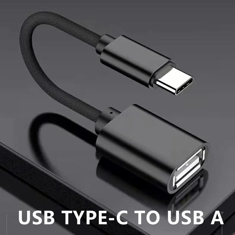 UCAOYI – câble adaptateur USB 2.0 Type C mâle vers USB 2.0 A femelle, cordon de données OTG pour Interface de Type universel, 16CM