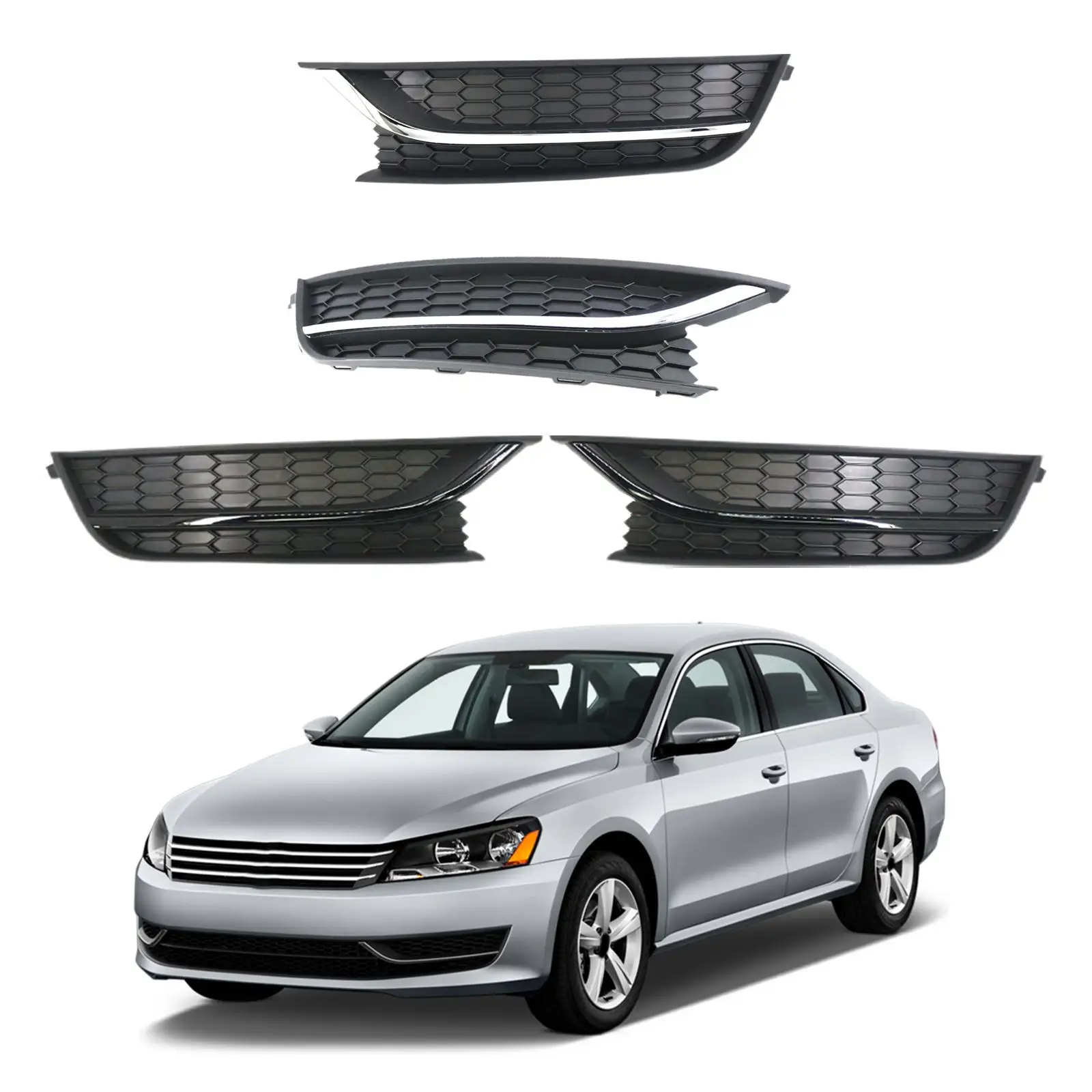 Fog Light Cover 561853666C Accessories Easy to Install Parts for Volkswagen