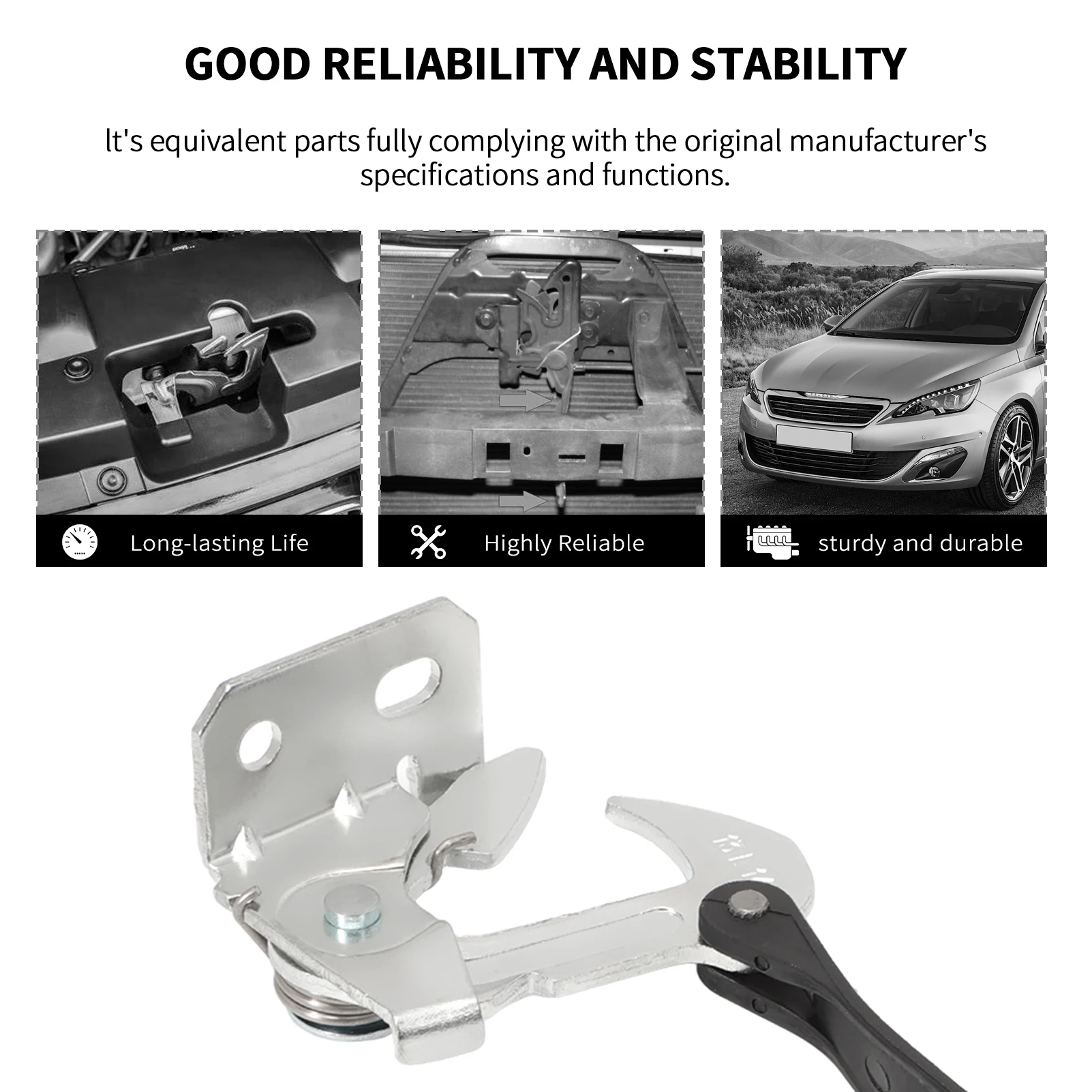 Отверстие рулевой тяги капота для 308 2 2013 2014 2015 2016 2017 2018 2019 2020 2021 9678334080