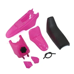 Motorcycle Plastic Front & Rear Kit Body Fender Cover Tank Seat Mudguards Fairings Kit Fit Yamaha PW50 PY50 Peewee 50 Mini Bike