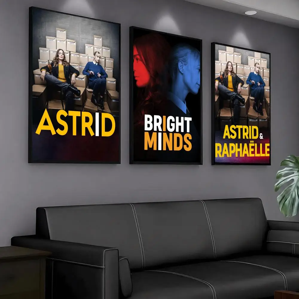 tv series A-Astrid et Raphaelle-E Painting Calligraphy Artwork for Home Bedroom Office Wall Decoration Gift