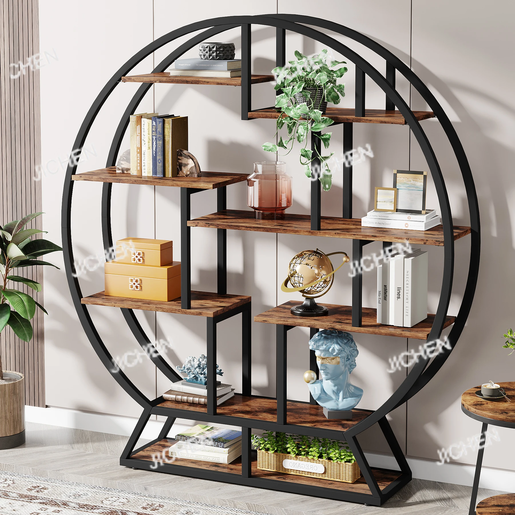 Jc Bookshelf, Round…