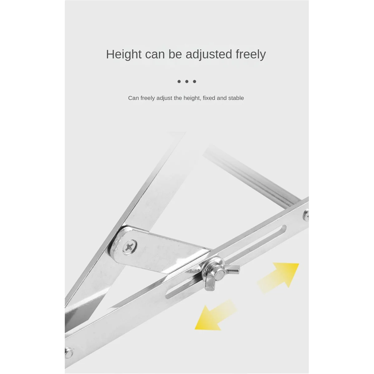 حامل من الفولاذ المقاوم للصدأ قابل للطي ، آلة قطع قابلة للتعديل ، إطار دعم المواد ، رافعة طاولة العمل ، ب