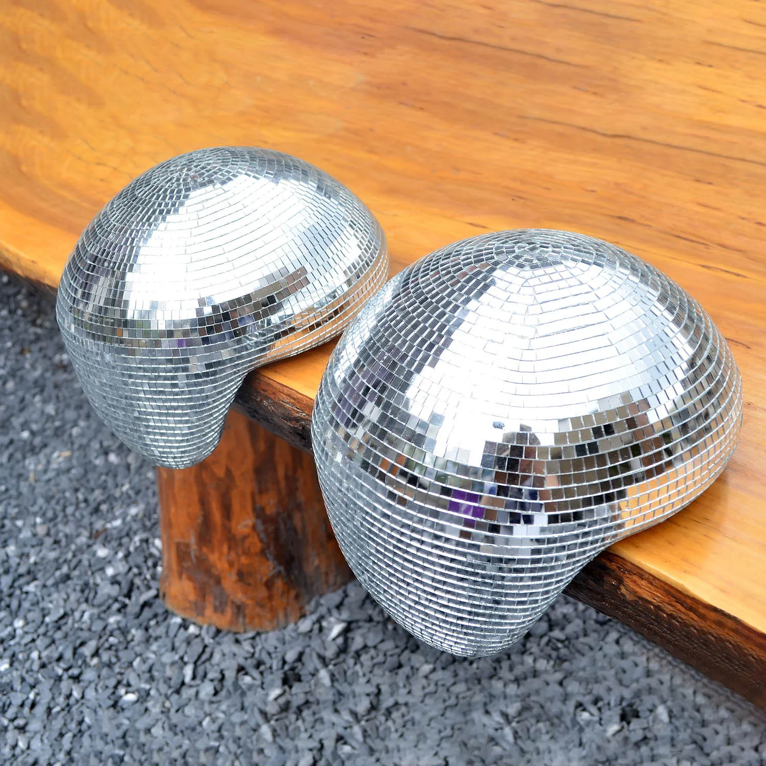 

Melted Disco Ball Modern Home Decor Handmade Mirror Ball Aesthetic Room Decor Melting Disco Ball Bling Bling Funky Decoration
