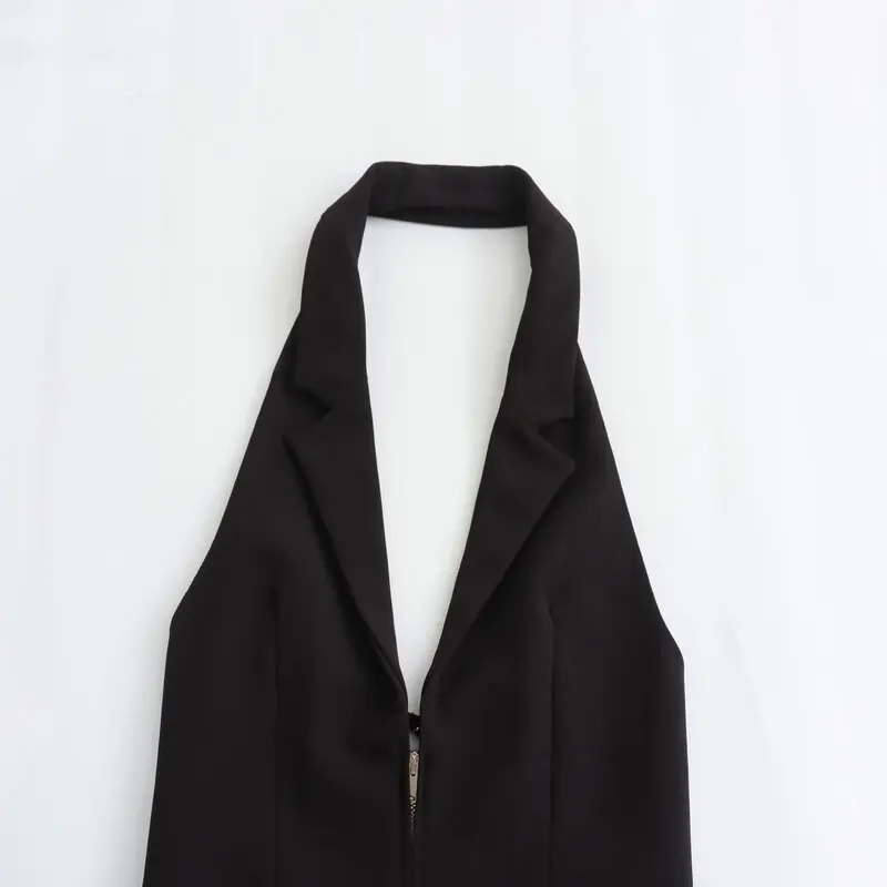 ファイオナブル・バル カジュアル・ネ ハンギングデザイン レディース トップス 春 2024 オーバーロング丈 ジッパー開閉 その他素材 00%