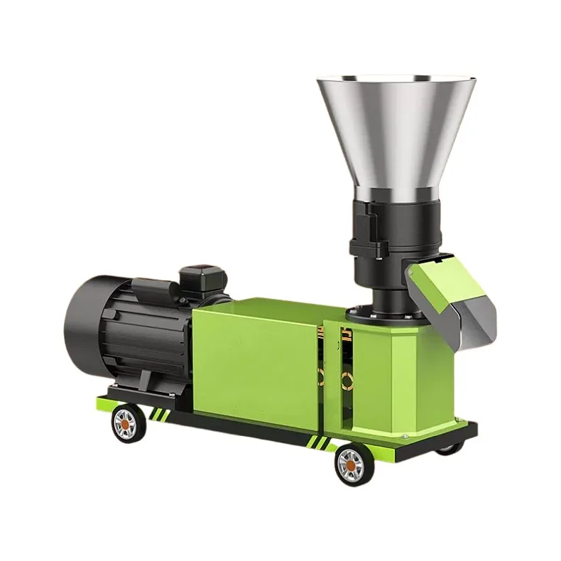 Farming pelletizer household small 220V fish chicken pig poultry animal feed pellet processing machines cheap price