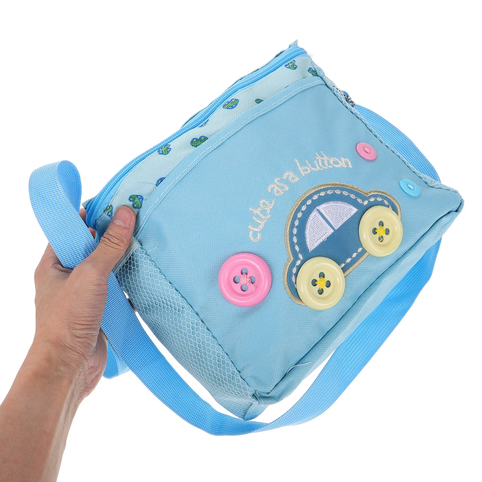 4-in-1 متعددة الوظائف حقيبة المومياء حفاضات الطفل حمل الأزرق الداكن سعة كبيرة نمط السيارة الحفاض تغيير الوسادة مجموعة السفر #3