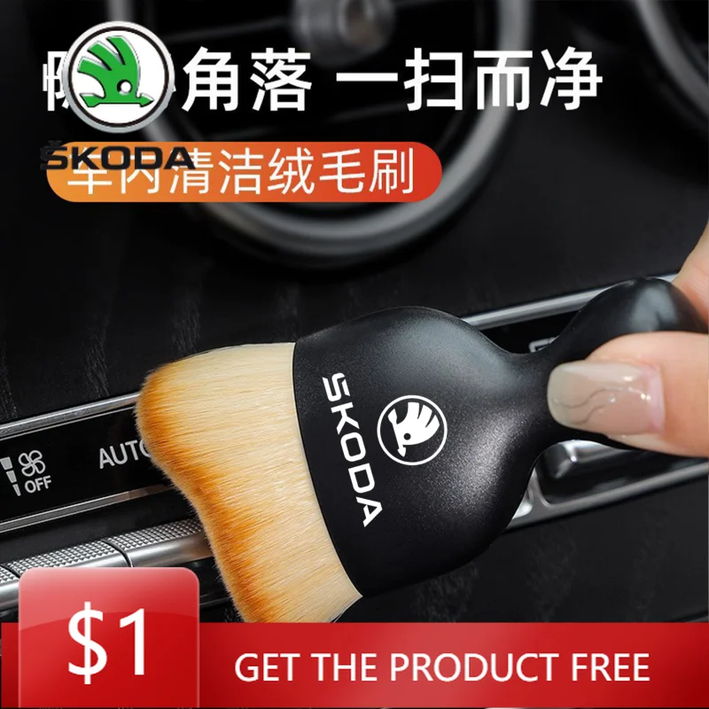 Dust Removal Sticker - Car Sticker Car Cleaning Detaling Brush