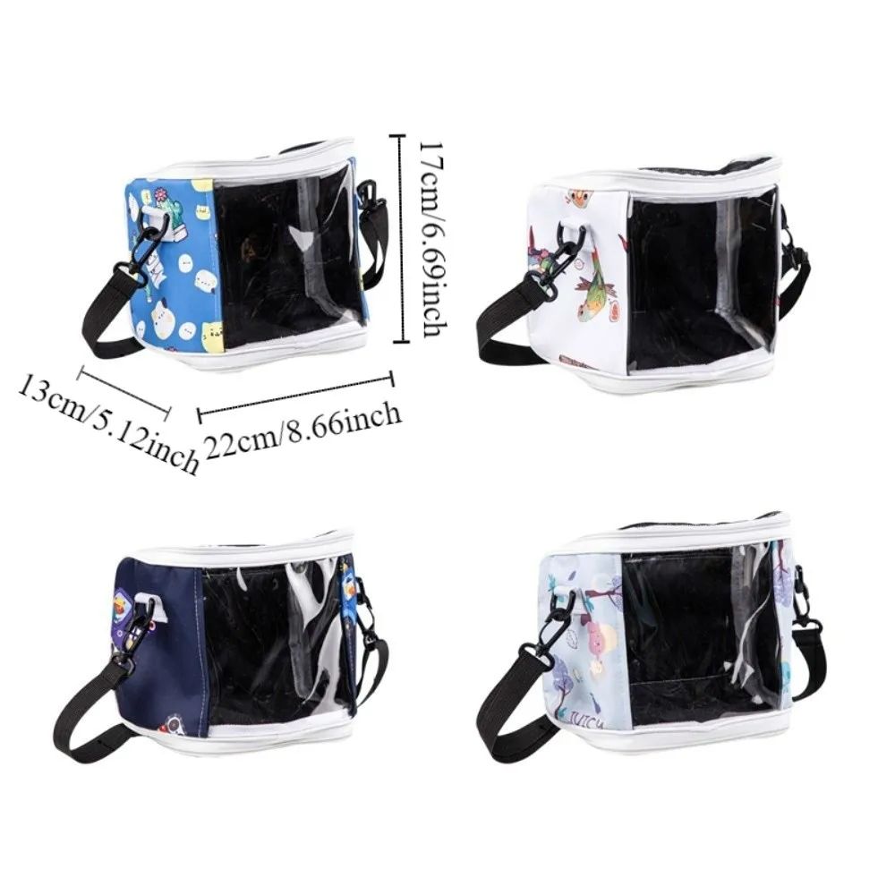 Transparent View Guinea Pig Carry Bag Large Space Detachable Pet Outdoor Bag Breathable Adjustable Straps Bird Travel Bag view 6