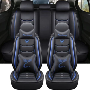 Universal Car Seat Cover Leather, Interior Covers, Accessories, Golf 7, Megane 4, Cupra Former, Nissan Qashqai J11, J10, E90 Main Main Sales Bank cover Megane - №7