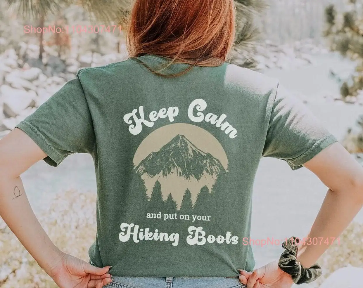 Granola Girl Clothing Aesthetic Hiking T Shirt Mountain Boots Oversized Camping Camp Life long or short sleeves