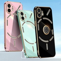 Finger Ring Holder Case For Nothing Phone 2 (2) Phone2 Nothing Phone 1 Soft Plating edge Cover