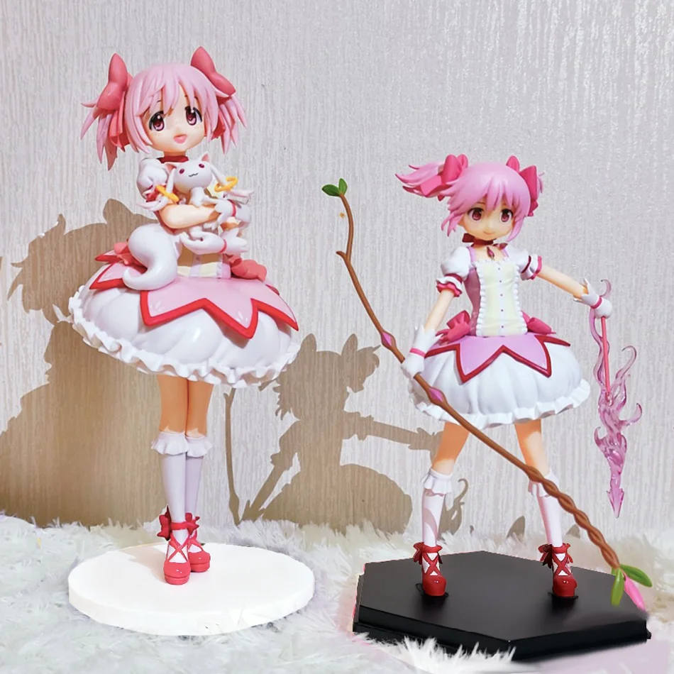 4 Kinds PMMM Magical Girl Anime Figure Kaname Madoka Action Figure Kawaii Figurine Cute Loli Collection Model Toy Gift view 2