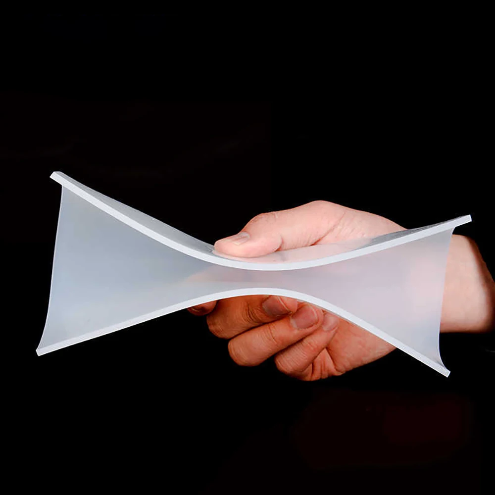 White Silicone Rubber Sheet Transparent Square Silicone Gasket Food Grade Sealing Element High Temperature Resistant 1mm-20mm