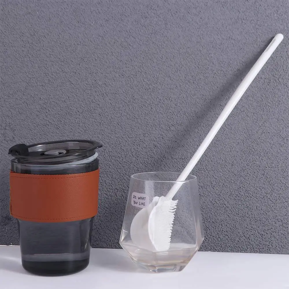 

Without Blind Side Soft Head Bottle Brush Silicone Pacifier Nipple Bottle Cleaning Brush Water Bottle Cleaner Handheld