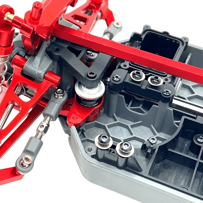 MJX 1/14 14207 14208 Afstandsbediening Auto-onderdelen Metaal Verbeterde en gemodificeerde stuurcomponenten