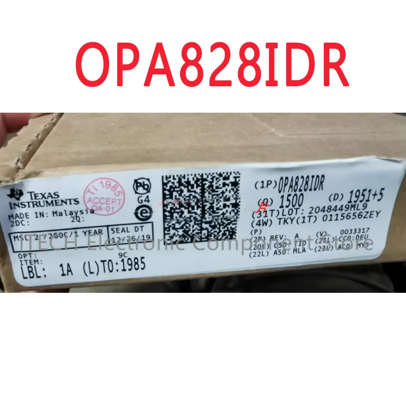 (1-10)pcs/lot Original OPA828IDR OPA828 SOP-8 100% New and Genuine