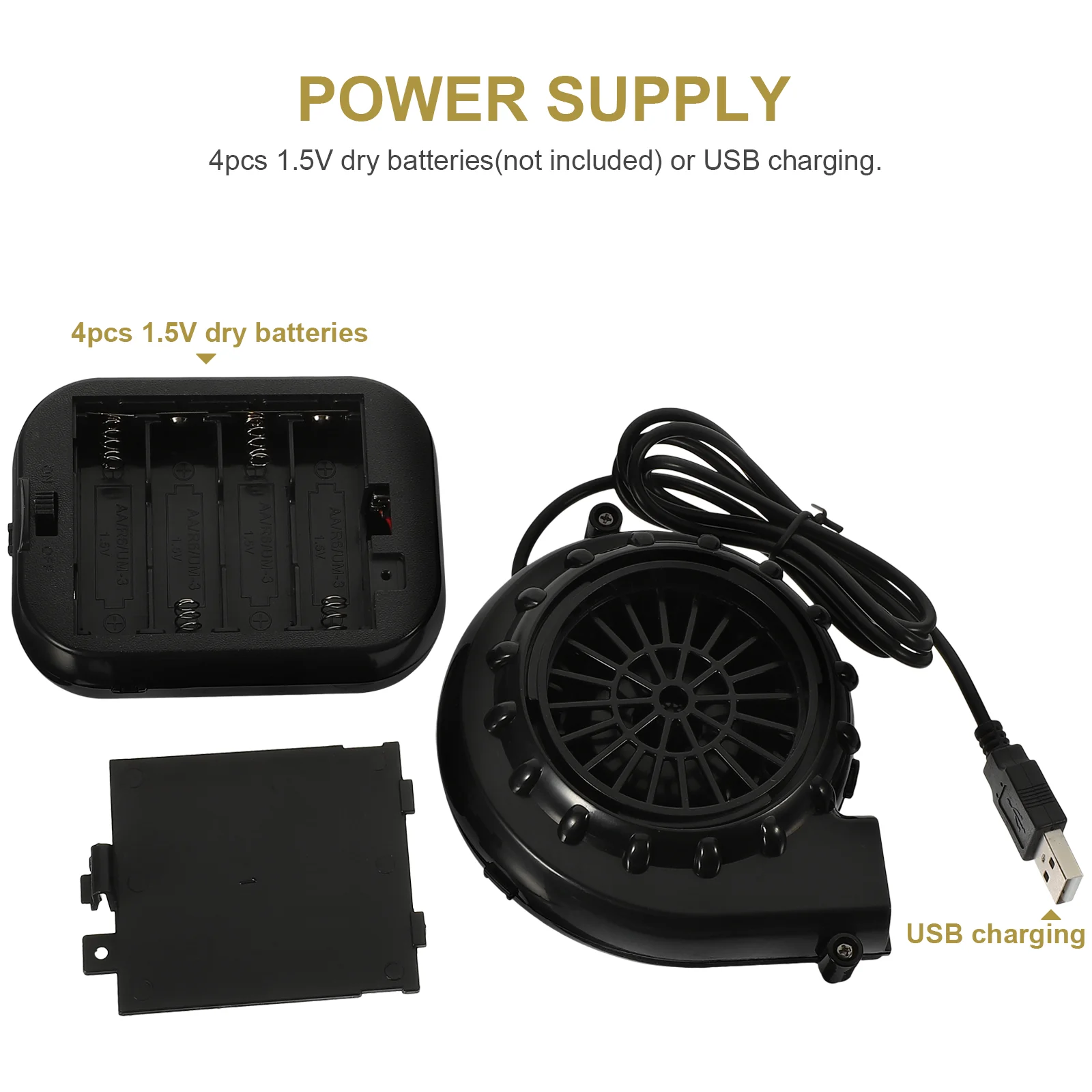 Mini Blower Costume Fan Replacement Rechargeable Portable Microphone Fans Inflatable Abs for Acrylic Pouring Office