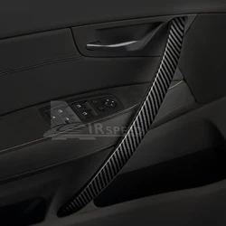 AIRSPEED 4pcs Car Door Handle Trim Sticker Carbon Fiber For BMW X3 E83 2004 2005 2006 2007 2008 2009 2010 Interior Accessories