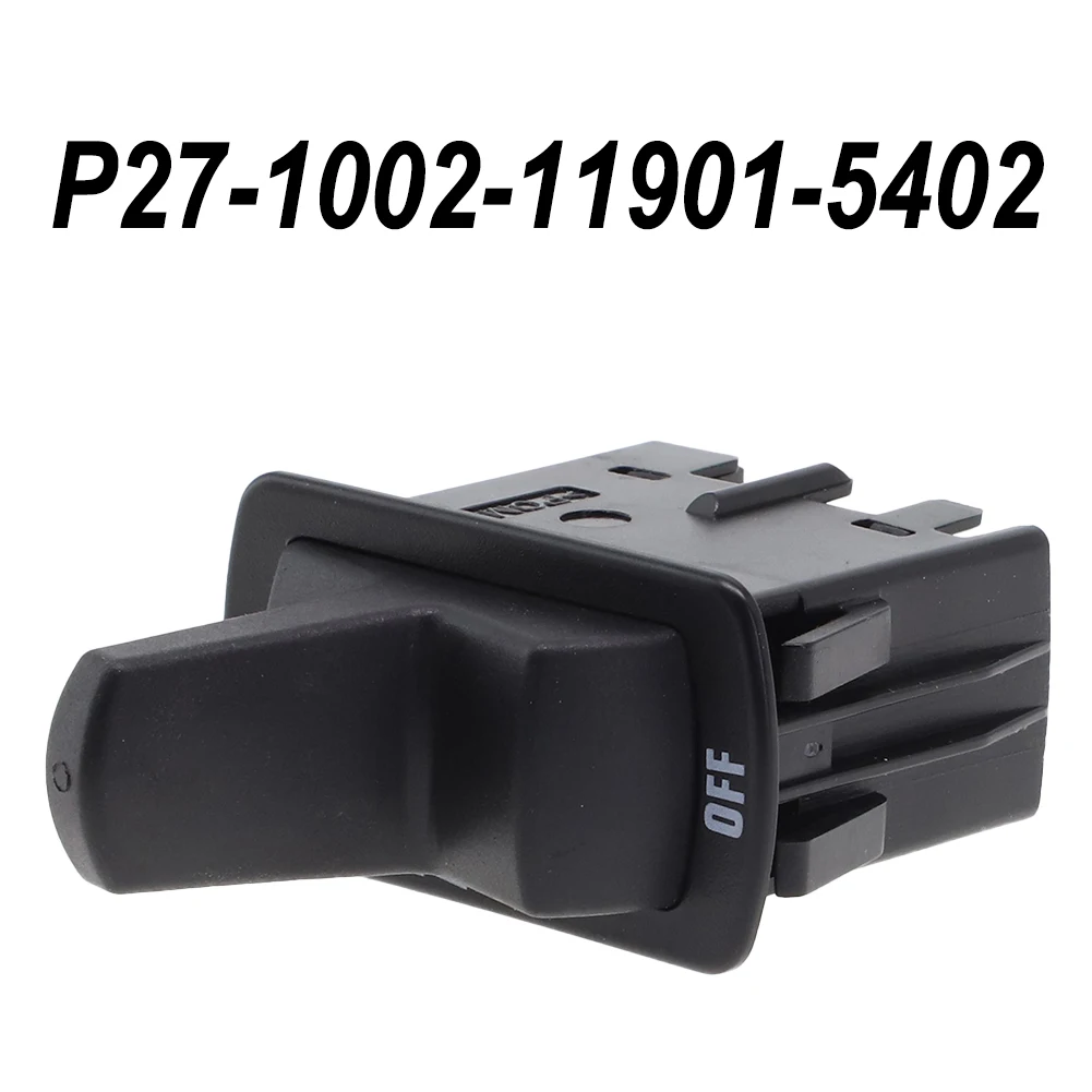 

Переключатель фар, детали переключателя фар, пластиковый сменный тумблер автомобиля, 1 шт., 901-5402, черный, простая установка