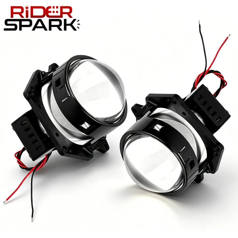 

3.0inch 45W Bi Led Reflector Lenses Car Headlight 2000LM 5500K For Hella 3R G5 Hi Lo Beam Lens Upgrade Retrofit 12pcs LED Chips