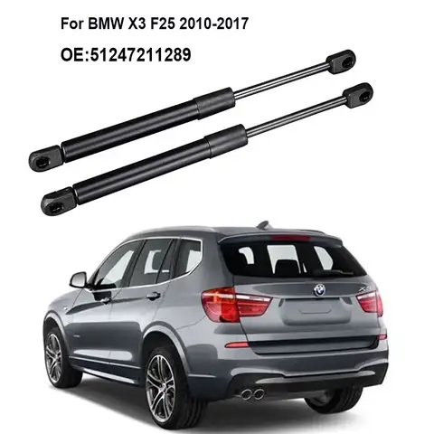 For BMW X3 F25 2010 2011 2012 2013 2014 2015 2016 2017 Rear Tailgate Boot Trunk Gas Spring Struts 2x 51247211289