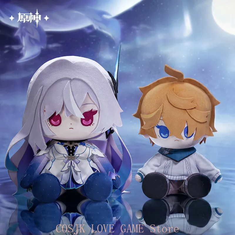 

Оригинальная игра Mihoyo Genshin Impact Skirk Tartaglia, мягкая декоративная подушка, модель орнамента, подушка для косплея, аниме-талисман, подарок на Хэллоуин