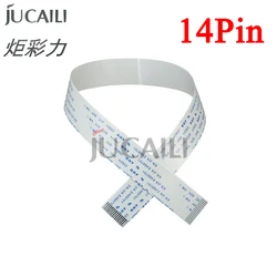 Jucaili 20PCS 14P head data cable A type for Epson 4720/I3200/I1600 head for UV flatbed printer printhead flat data cable 14pin