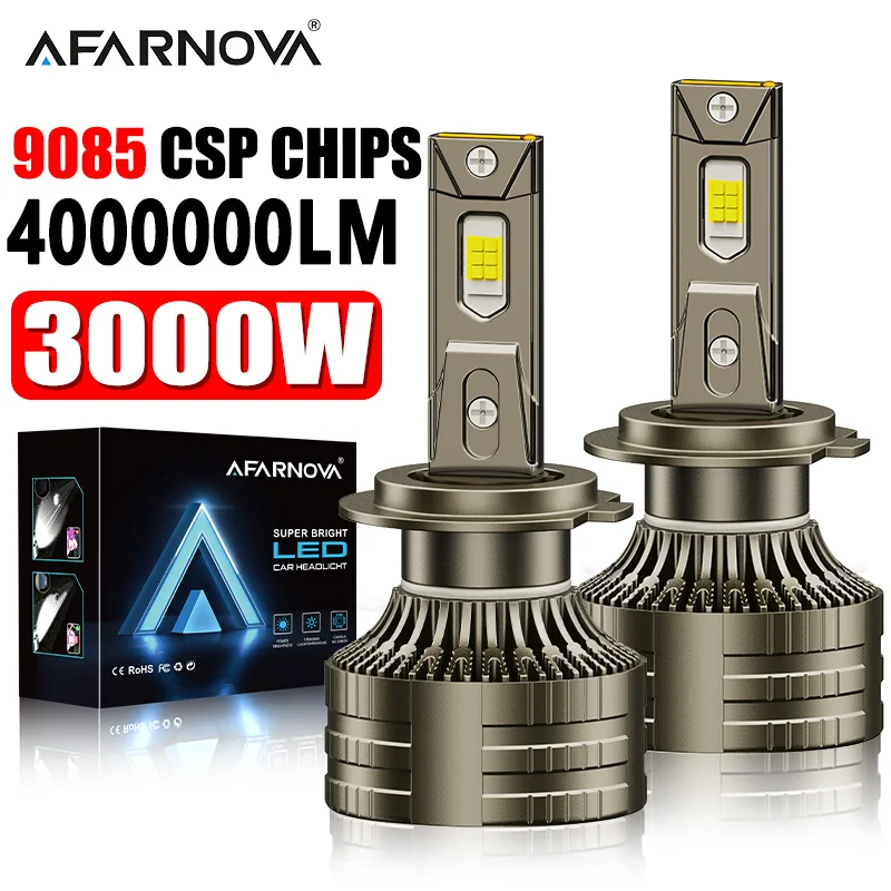 

4000000LM 3000W H4 H7 H11 LED CANbus H1 H8 9005 9006 HB3 HB4 9012 HIR2 Светодиодная фара Turbo Auto FogLamp 6000K