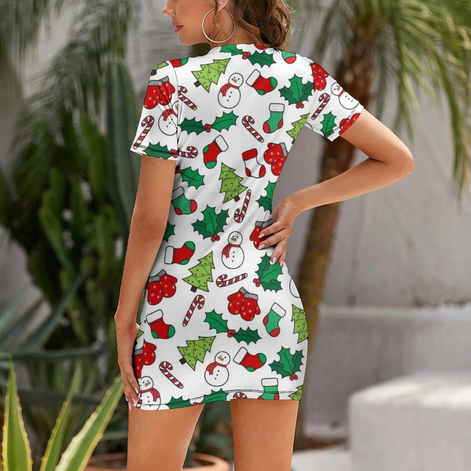 Umore natalizio Abito a maniche corte abiti da ballo 2025 abito da festa da donna di lusso abito estivo da donna abiti da occasione formale