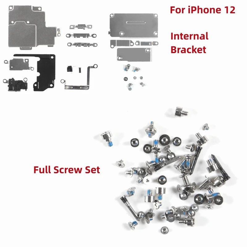 Internal Bracket &Full Screw Set Replacement Parts For iPhone 7 7Plus 8G 8Plus X XS XR XSMAX 11 11Pro 11Promax 12 12Pro 12Promax