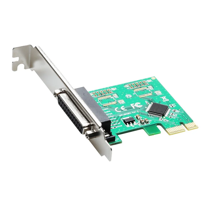 

JoniSerl PCIe Parallel Port Expansion Card,PCI Express to DB25 LPT Converter Adapter Controller for Desktop with Low Bracket