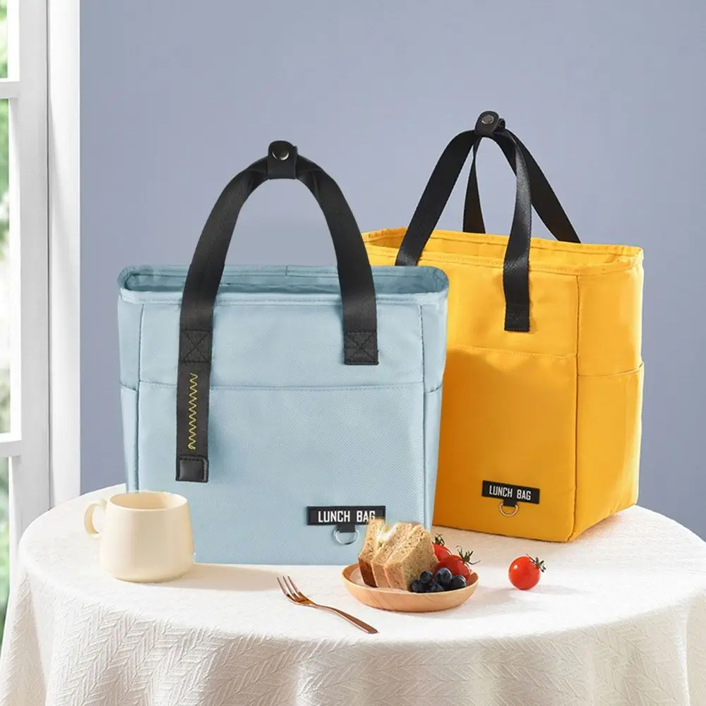 

Large Capacity Insulated Lunch Box Zipper Closure Thermal Material Picnic Handbag Insulated Design Waterproof