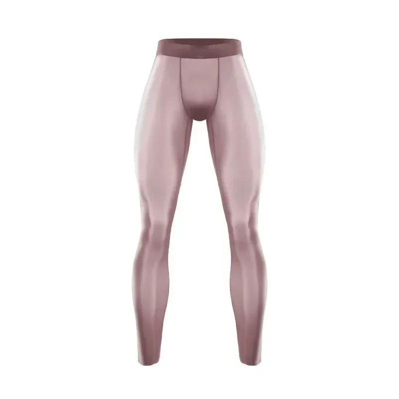 Sexy Men Summer Ultra-thin Sheer Fitness Leggings Plus Size Tight See Through Elastic Sport Pants Fitness Jogger Sex Game Cool