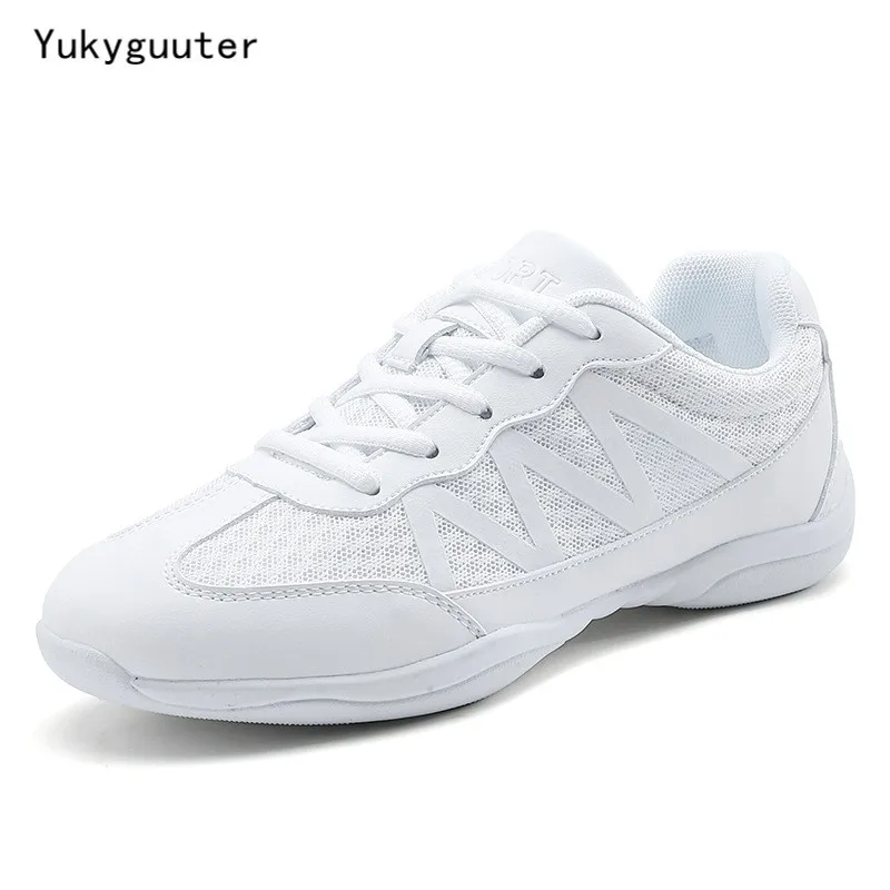 Women Sneakers Competitive Aerobics Shoes Soft Bottom Fitness Sports Children Shoes Jazz Modern Square Dance Shoes Size 28-44