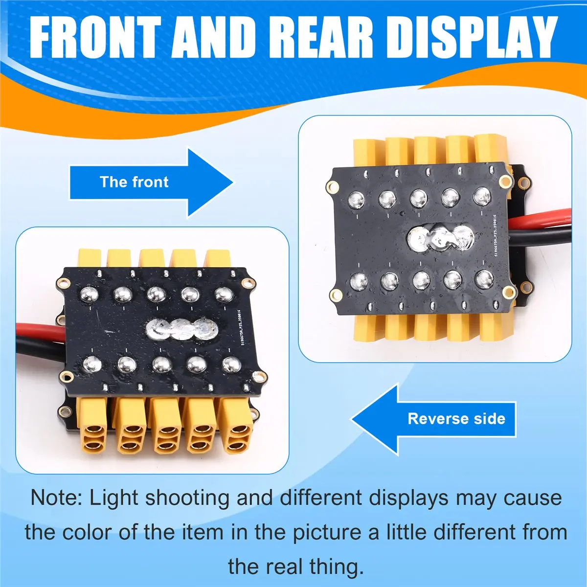 

Плата распределения тока A32M XT90 PCB для БПЛА, многоканальная, для параллельного подключения, высокотоковая