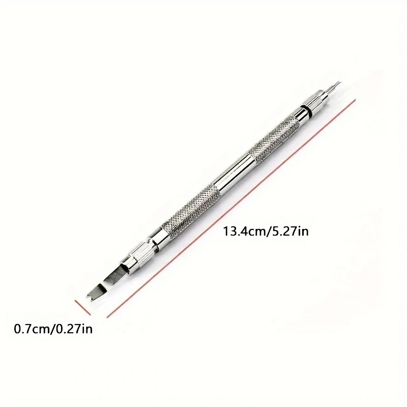 7pcs Watch Tool Spring Pine Needle Bar Pose Filed Pin Barrette Repair Watchband Spring Installation Set Watch Strap Removal
