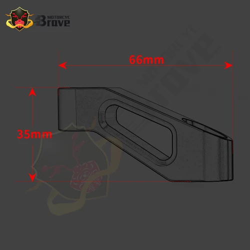 Imagen 2 del producto Para BMW R1250GS R1200 GS Adventure R 1250 GSA f850 gs F750GS F650GS F850GS extensor de espejo de motocicleta elevador de extensión