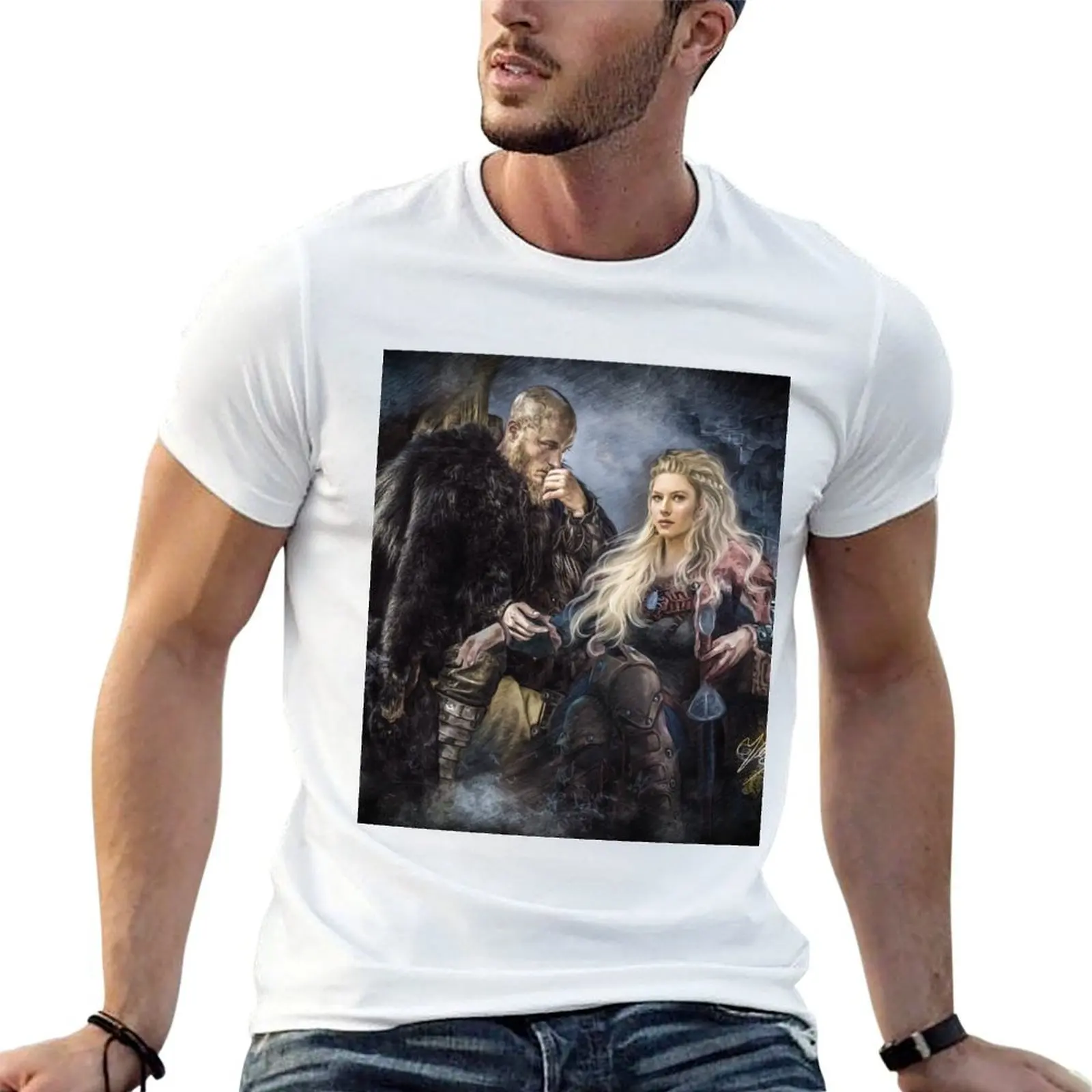 

Queen and King Of Valhalla VKS T-Shirt t shirts for man pack white g man t shirts for men t shirt man cotton T-shirt