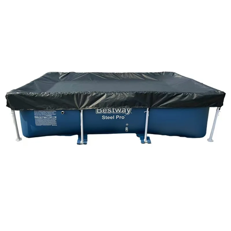 1 cubierta para piscina al aire libre, cubierta para piscina para mascotas, cubierta para bañera cuadrada, cubierta protectora solar (solo cubierta)