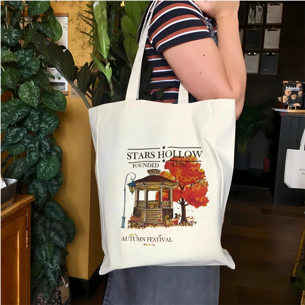 Stars Hollow Tote Bag, Gilmore Girl Tote Bag, Autumn Festival Tote Bag, Gilmore Girls Fall Tote Bag regali per Gilmore Girls