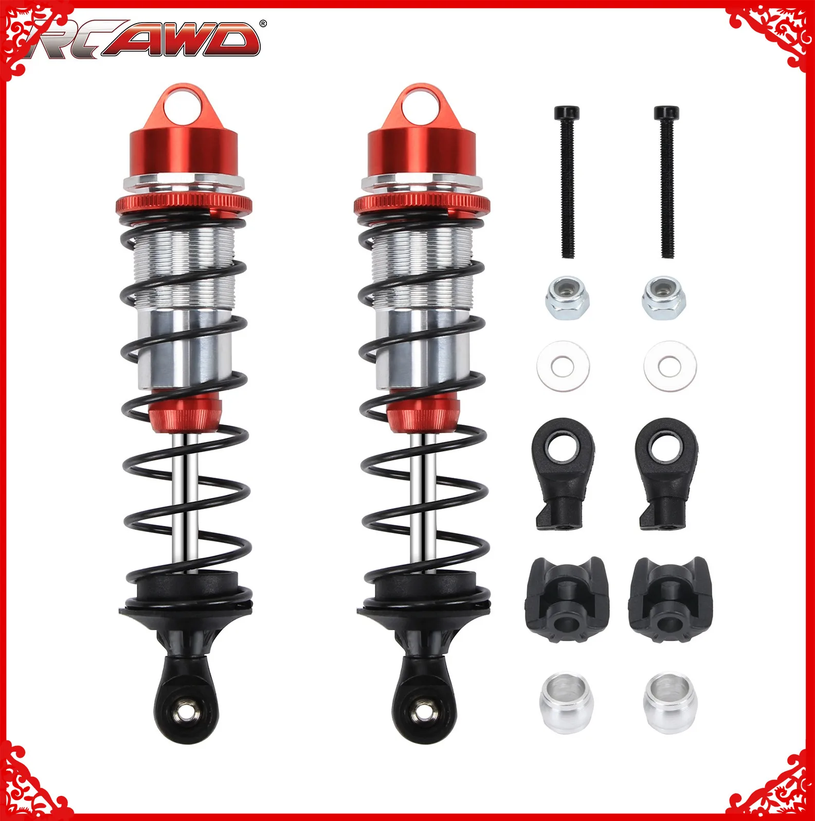 Front ARRMA Karton shock absorber ,damper for Arrma 1/7 1/8 Arrma 6S Outcast Notorious &EXB upgrade parts 2 pcs/set