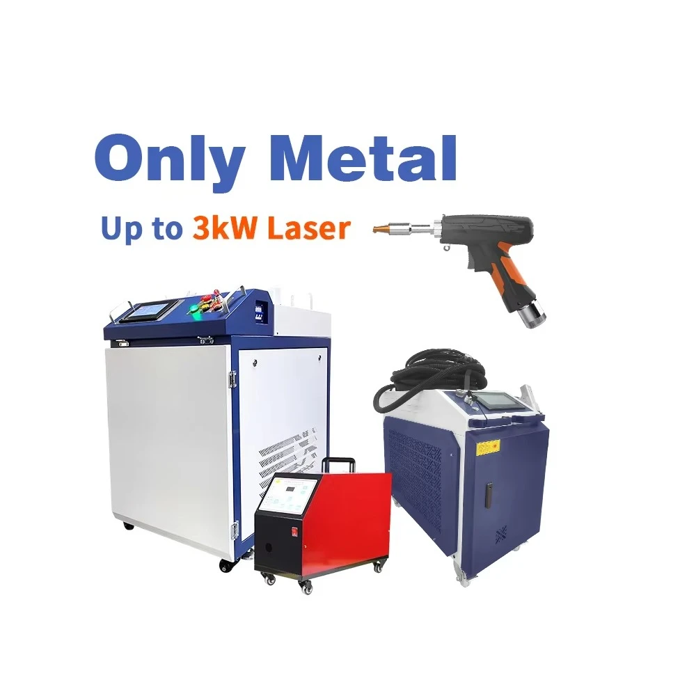 Combined Laser Welding Cutting Cleaning Machine Mode Switch Efficient Rust Removal Metal Mold Renovation Processing Equipment